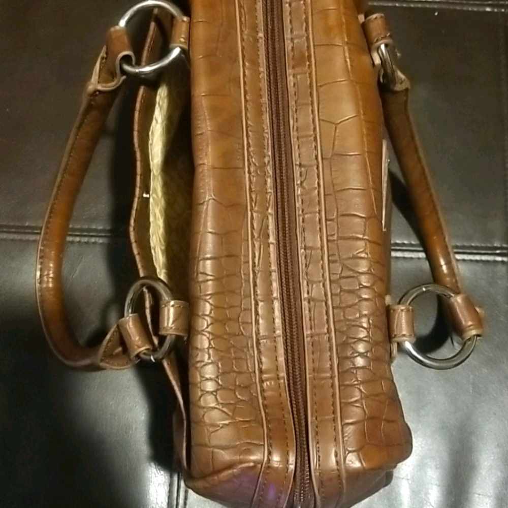 Nicole Miller crocodile print purse - Picture 3 of 6